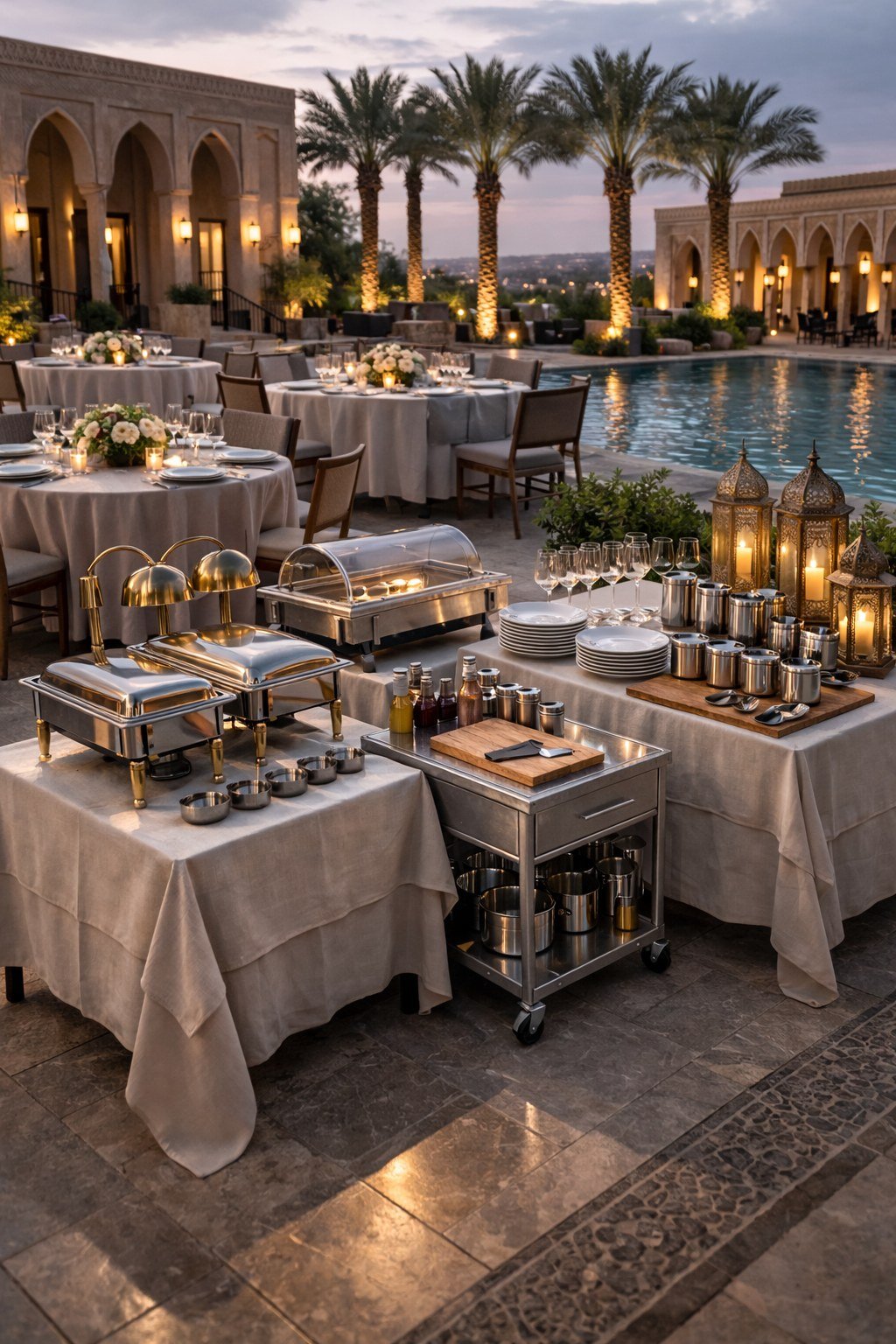 Gala privé en bord de piscine